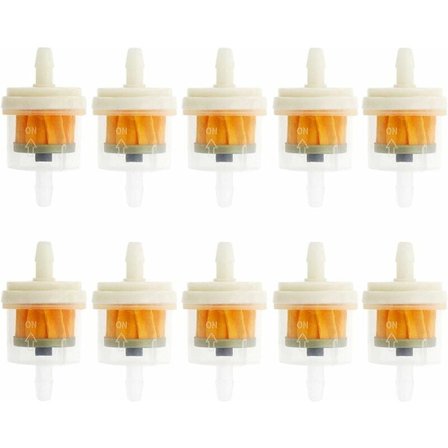 10 stk drivstoffilter, motorsykkel moped drivstoffilter, universal drivstoffilter