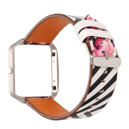 För Fitbit Blaze Leather Watch Band