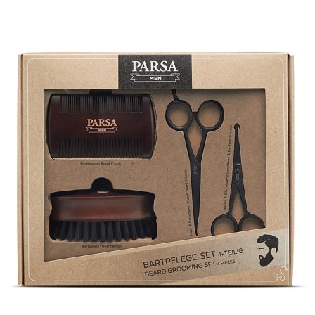 Parsa Men Skæg Grooming Kit Gaveæske, Gaver, Skægpleje, Skægplejesæt