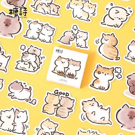 46St / Set Syksyn Kukka Tarra Diy Scrapbooking Päiväkirja Suunnittelija Koriste Tarra Albumi K