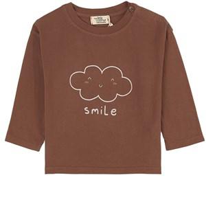 My Little Cozmo Brown Baby T-shirt - Tops - 9 months - Brown