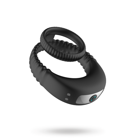 Vibrating Double Cock Ring - Sustainable Pleasure