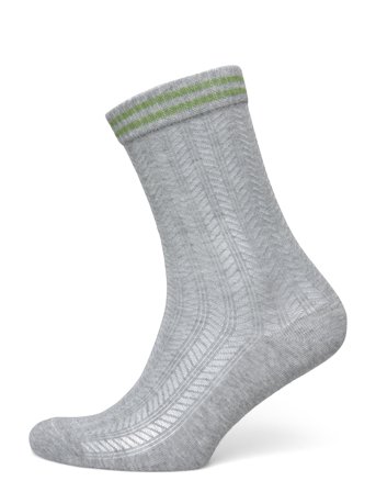 Zilla Sporty Cotta Sock Grey Becksöndergaard