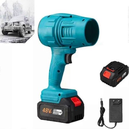 Turbo Jet Blåsare för Hemmabruk, Sladdlös Turbo Kraft Luftdammvippa