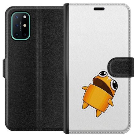 Kompatibel Tegnebogsetui til OnePlus OnePlus 8T Orange tegnet figur med store øjne og dynamisk pose i legende stil