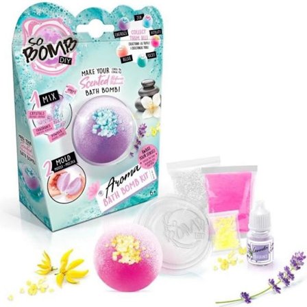 CANAL TOYS - So DIY - Kit individuellt för brusande badbomb - Aromaterapi - So Bomb - Bath Bomb 1 pack - BBD 038