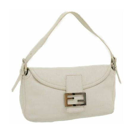 Fendi Vintage, Shoulder Bags Wit, Dames, Maat:ONE Size