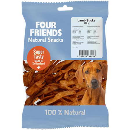 FourFriends - Lammepinner til hund 150 g - Hund - Hundegodbiter & tyggebein - Naturlig tyggebein - ZOO.no