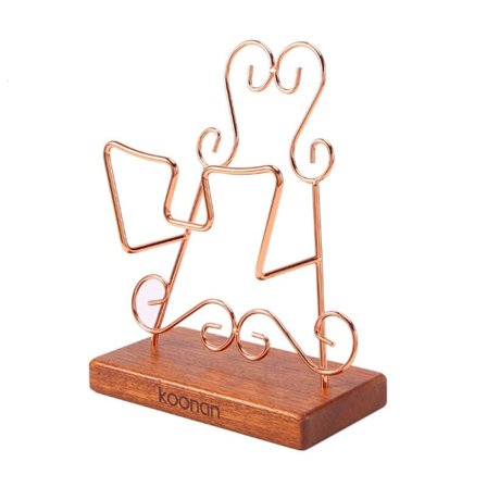 Kaffefilterhållare Hand Drip Kaffefilterpapper Förvaringsställ Hållare Behållare Hushållstillbehör Guld