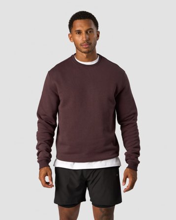 ICANIWILL - Everyday Crewneck Men Burgundy - Heren - sportkleding van ICIW