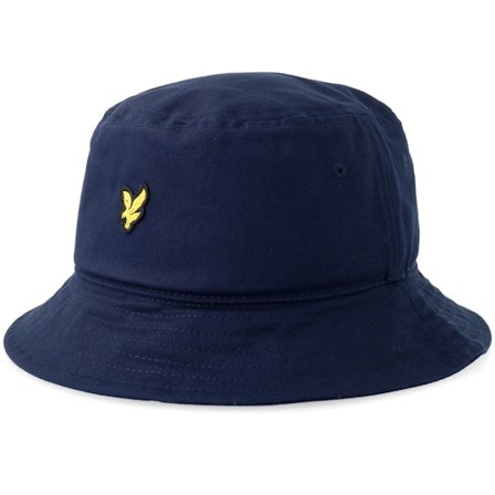 Lyle & Scott - Blå bucket Hat - Dark Navy Bucket @ Hatstore