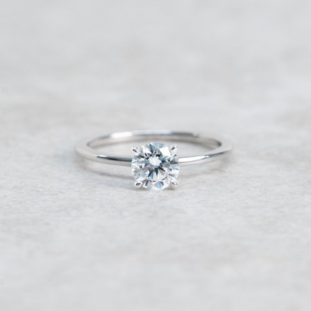 Scilla, 18K Weißgold : Diamanten - Laborgezüchtet, Ringen 87 - 1.00 Kt