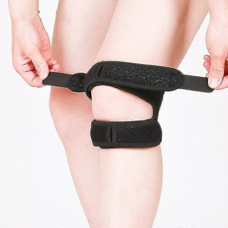 2 stk. knærem Patella sene rem Patellar sene støtte rem Knæsmerte lindrende støtte skinne [DB]