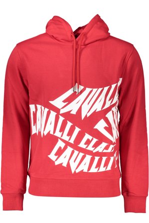 Cavalli Class Felpa Senza Zip Uomo Rosso