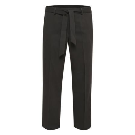 Kaffe Curve Cmelani Riem Pants , Zwart , Dames , Maat: 6XL