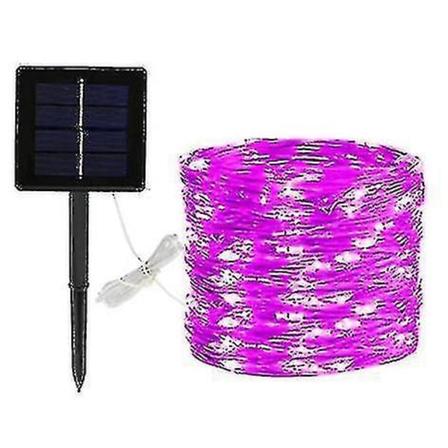 Aurinkoenergiavalot Ulkona LED-Valojonot Vedenpit v t Moniv riset Valittavaksi (Vaaleanpunainen)