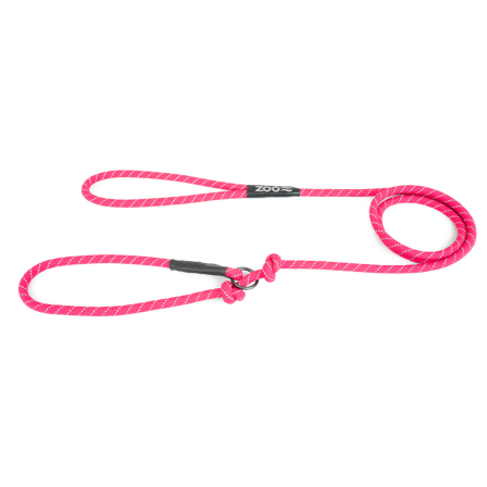 Selected by ZOO - Retrieverbånd Rufus tau Φ8 mm x 160 cm Rosa - Hund - Halsbånd - ZOO.no