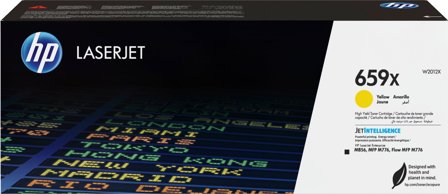 HP 659X gul original LaserJet-tonerkassett med hög kapacitet, 192545650885