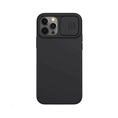 Nillkin Camshield Silky Magnetisk Silicone Skal För Apple Iphone Black 21.000cm