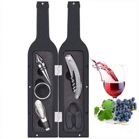 Vinkorkenavaaja Setti Luova Lahja Viinipullo Korkki Vinkorkenavaaja Viinipullon Muotoinen Avaaja Keittiövälineet Joulu Kiitospäivä W Värilaatikko