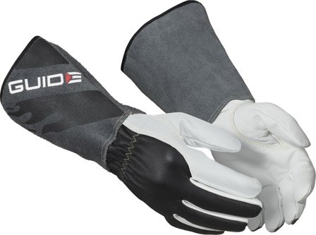Guide Gloves 1230 Handske läder, tunn, kevlarsömmar 8, Arbetskläder