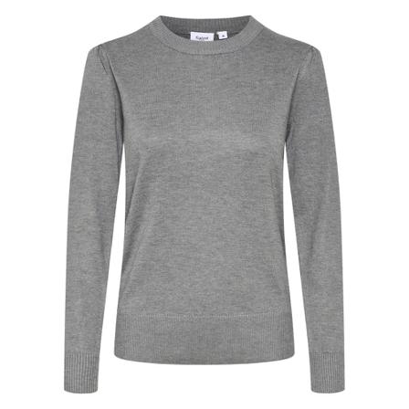 Saint Tropez Milasz Trui , Grijs , Dames , Maat: S