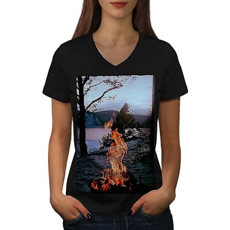 Fire Wild Novelty Women T-shirt