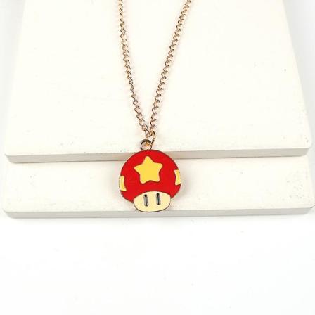 Super Mario Bros Halskjede Kawaii Anime Choker Halskjede Mote Smykker Tilbehør Barn Bursdagsgaver 4