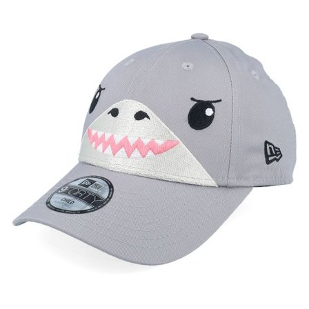 New Era - Grå adjustable Keps - Face 9FORTY Newera Gray Adjustable @ Hatstore