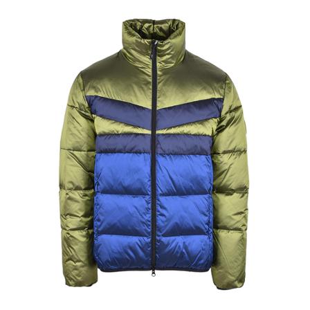 Bikkembergs, Men's Green Padded Jacket Groen, Heren, Maat:M