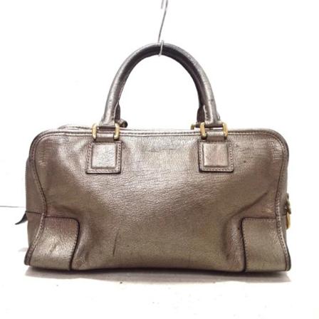 Loewe Pre-owned Pre-owned Läder handvskor grå, unisex Vintage Väskor, unisex, Storlek: ONE SIZE