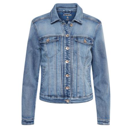 Cream Crrikka Denim Jacket , Blauw , Dames , Maat: L