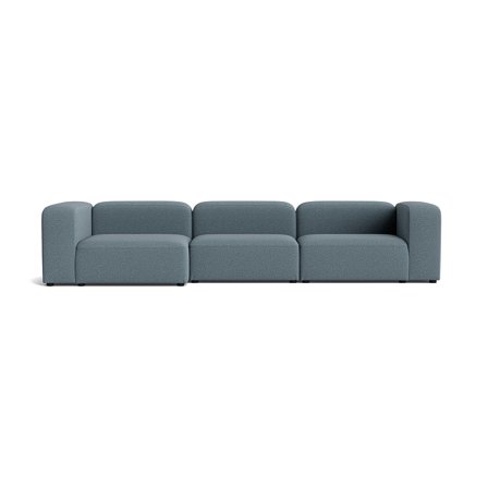 Milo XL chaiselong sofa, venstrevendt | 360cm - Nordic Blå - 360x130x72 - Sofa, chaiselong