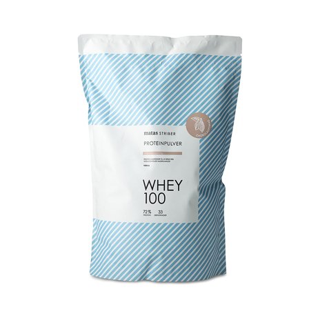 Matas Striber Whey 100 Proteinpulver Chokolade/ 1 kg, Sport & Velvære, Protein & Energi, Proteinpulver