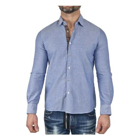 Bob, Casual Shirts Blauw, Heren, Maat:L
