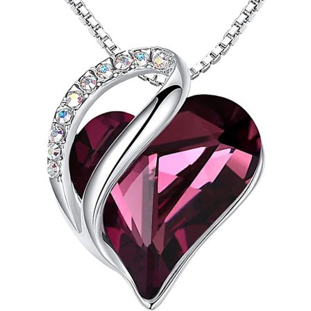 Halskæder til kvinder, smykkegaver til kone, sølvbelagt 18 + 5 tommer kæde, fødselsdags- eller juleferiegave til hende, mor, kærester