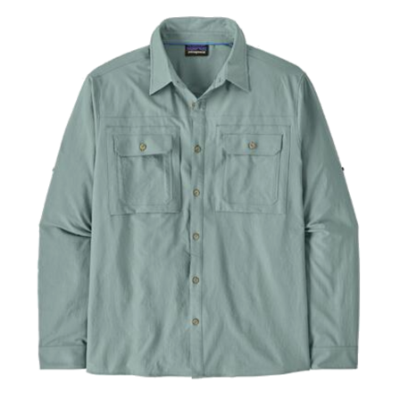 Patagonia M's L/S Self Guided Sun Shirt Blue Sage
