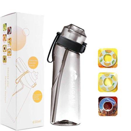 Tritan Aroma Outdoor Sports and Fitness Water Bottle 650ml with 3 fruity flavors