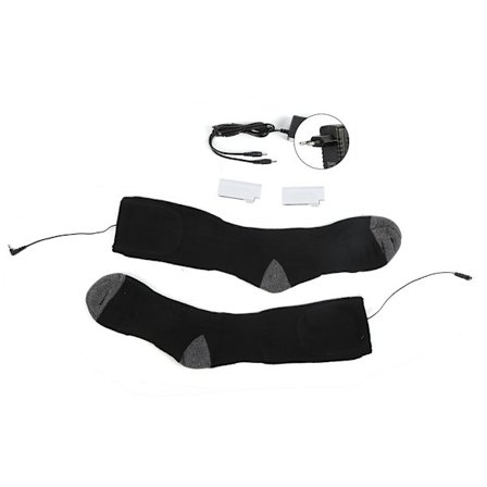 Ladattavat sähkölämmitteiset sukat, pestävät talviset lämpösukat 100-240V EU-pistoke