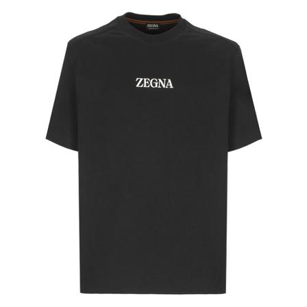 Z Zegna, T-shirt Zwart, Heren, Maat:M