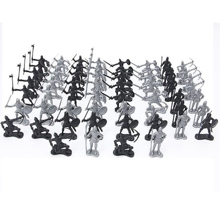 Set med 60 Omålade 7mm Skala Fantasy Bordsfigurer för Dungeons and Dragons - 20 Unika Designer