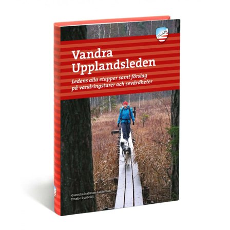 Calazo förlag Vandra Upplandsleden literature Red OneSize