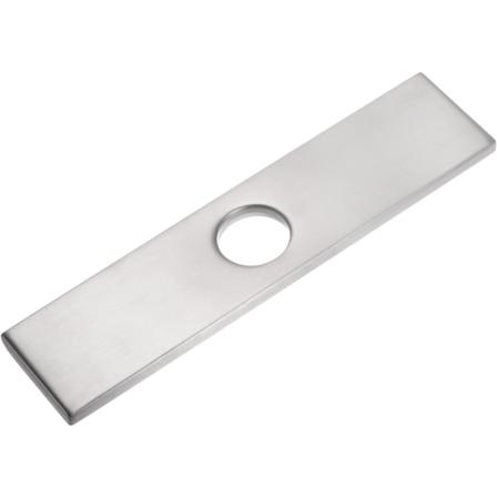 10 Tuuman Pesualtaan Reik peite, 3-1 Rei llinen Pesualtaan Kansilevy, Suorakulmainen Hanan Peitelevy, Ruostumaton Ter s (Harjattu Hopea)