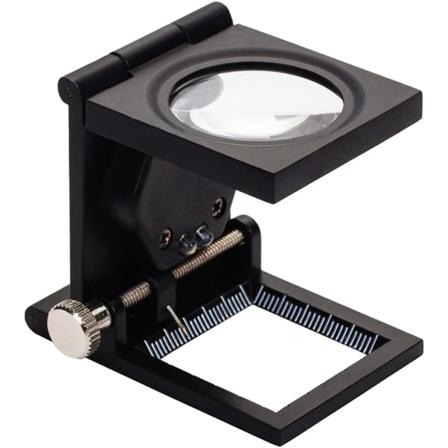 10X LED-bordsförstoringsglas Trådförstoringsglas Zinklegering och hopfällbar