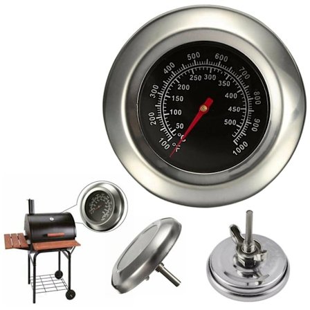 50~500 rustfrit stål grill termometer BBQ termometer Analog indbygget gas grill låg Ft