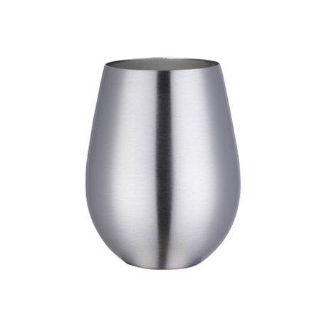 500 ml Ruostumattomasta Teräksestä Valmistettu Olutlasi Cocktail-Mehu-Maitomuki Dri