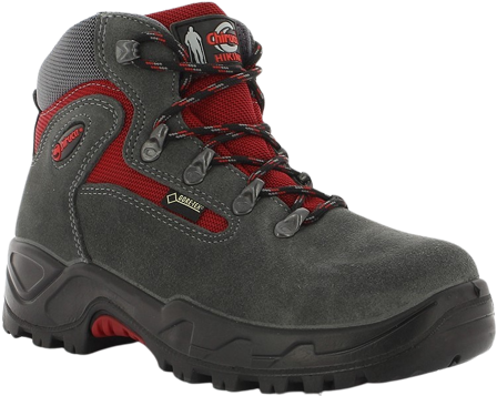 Chiruca Massana GTX naisten vaelluskengät, harmaa/punainen