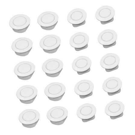 20 stk. gummistøtfanger linse sensorhulltrekk Enkel installasjon Universal for de fleste biler Beskytter mot vær