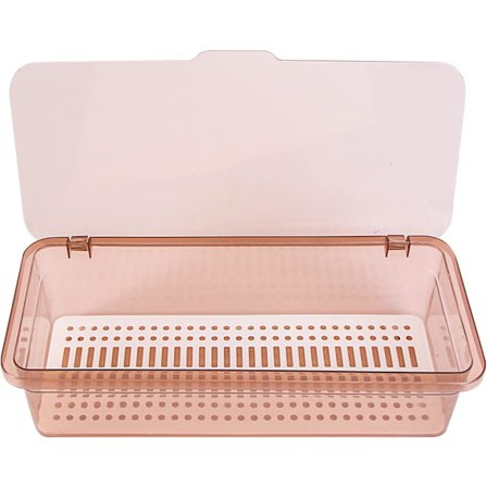 Bestickbricka med lock, köksbestickhållare, bestickorganisatör, förvaringsbehållare