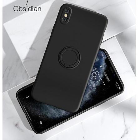 Iphone Xr Stöttåligt Skal Med Ringhållare Camshield Grön